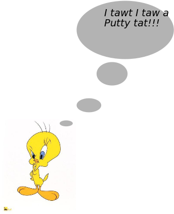 Tweety Bird Animation Xcf - Download (348x434), Png Download