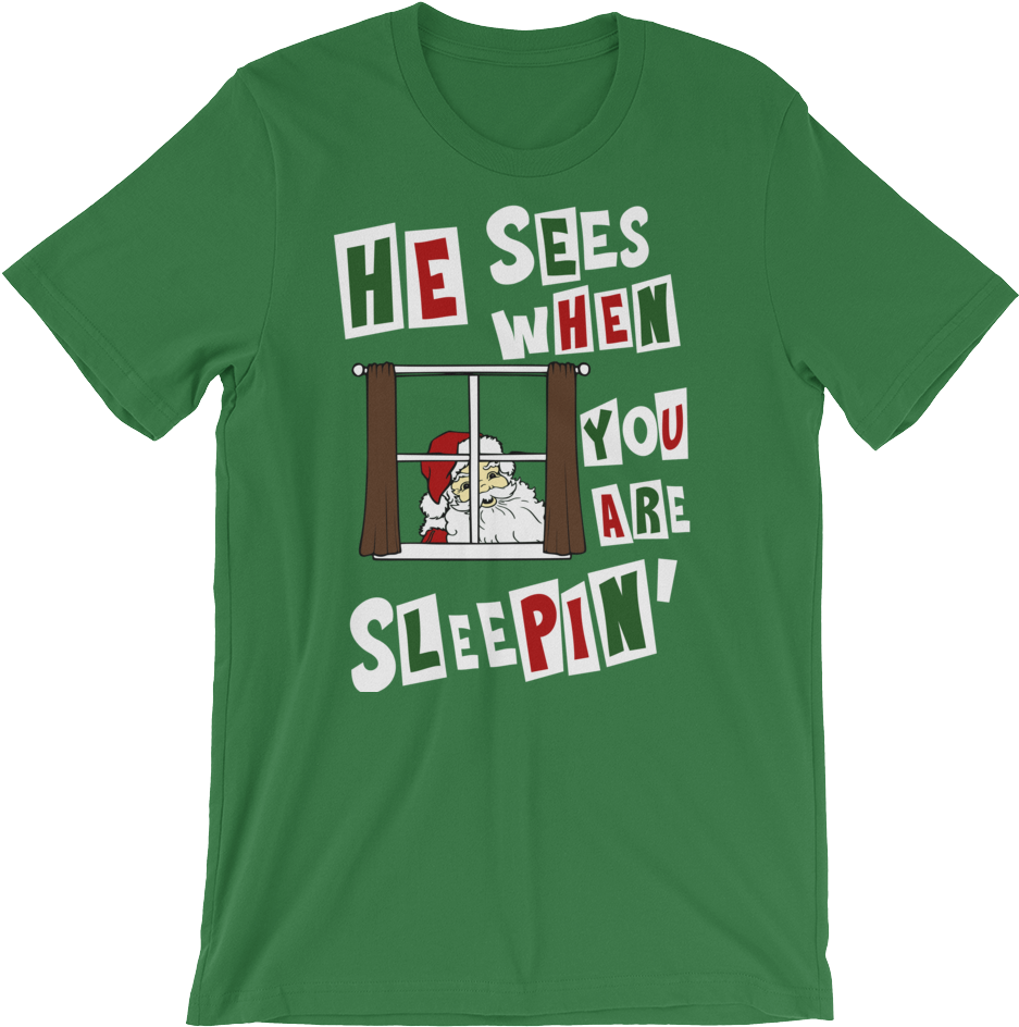 Creepy Santa T-shirt - Dabbing Skeleton With Santa Hat In Snow Xmas Unisex (1000x1000), Png Download