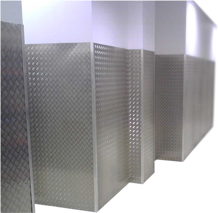 Corner Protection - Checker Plate Architecture (500x580), Png Download