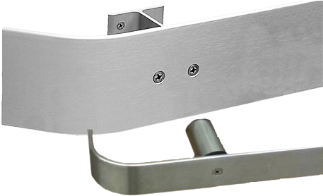 Com Fabricates Stainless Steel, Aluminum, Diamond Plate - Stainless Steel Bump Rail (475x278), Png Download