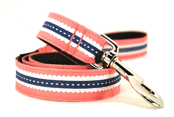 Discontinued Navy Scallop Dog Leash - Buckle (600x600), Png Download