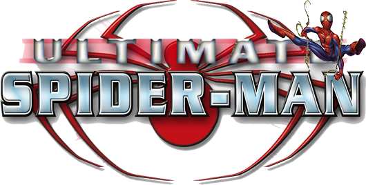 Swing To Rescue As Spider Man , Then Blaze A Path Of - Ultimate Spiderman Logo Png (530x268), Png Download