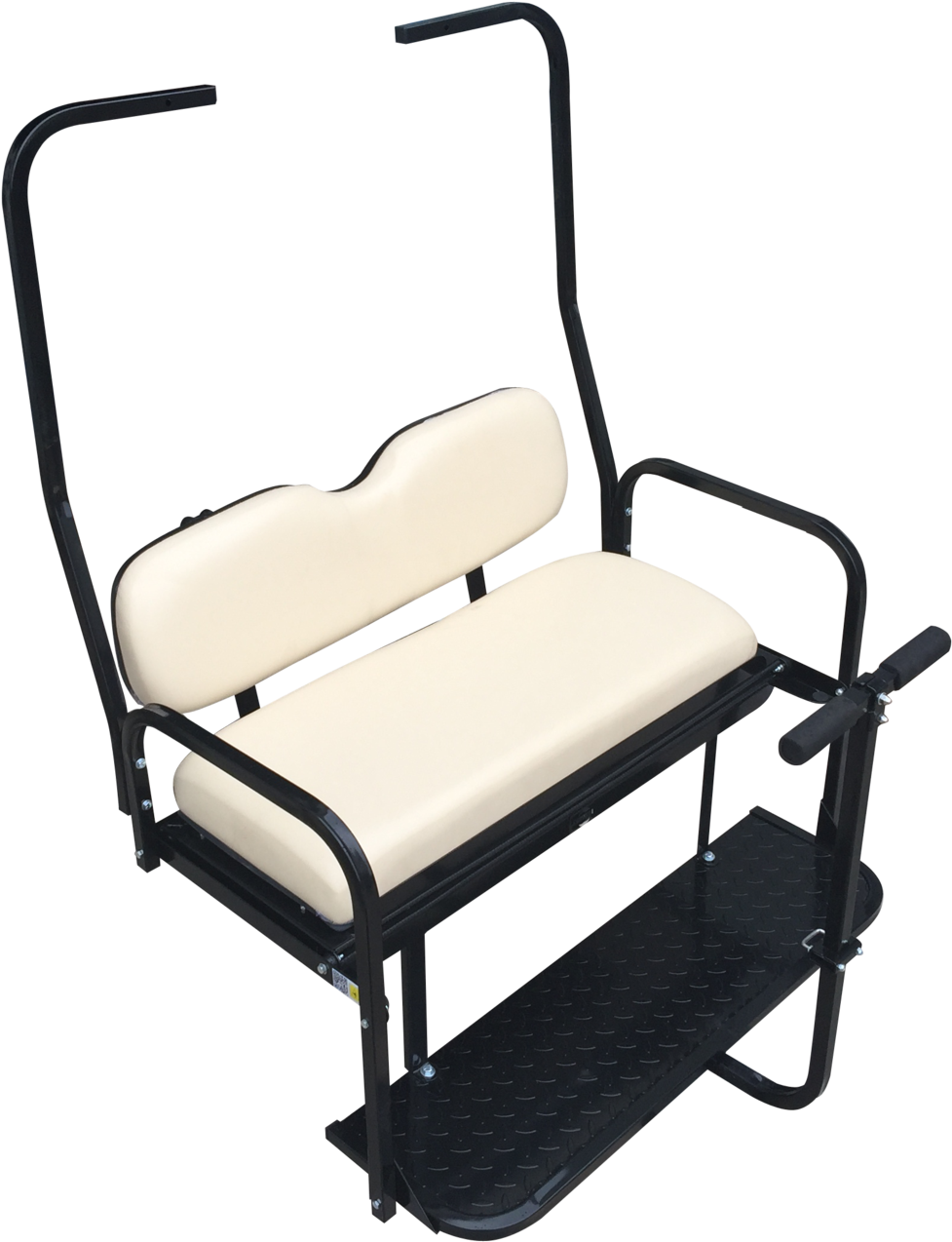 Old Style Club Car Ds Golf Cart Rear Flip Seat Kit - Ezgo Txt Golf Cart Rear Flip Back Seat Kit - Factory (2000x1500), Png Download