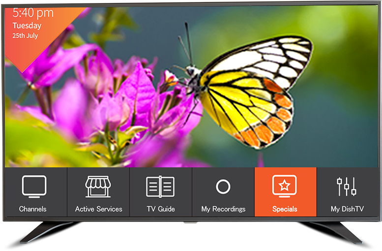 With A Smarter, Easier Interface And More Intuitive - Dish Tv (784x527), Png Download