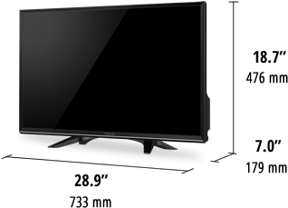 Hd Tv Tc-32es600 - Panasonic 32es600 (561x455), Png Download