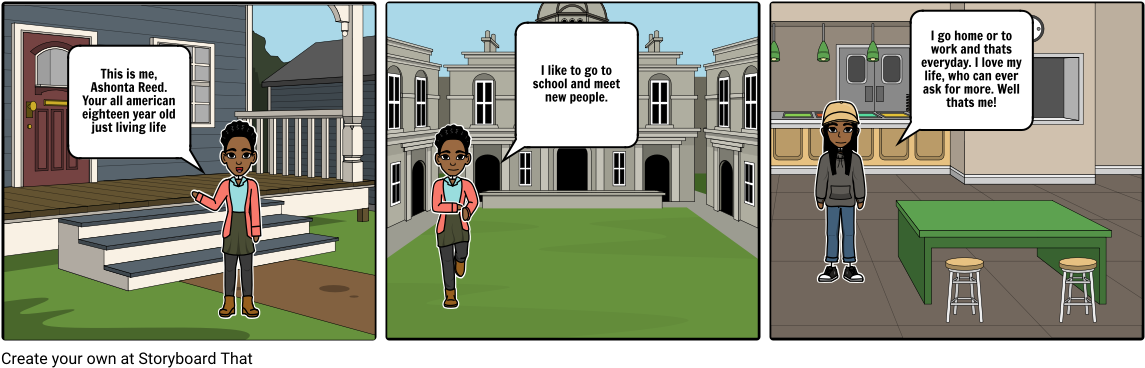 Ashonta Reed's Intro - Cartoon (1164x385), Png Download