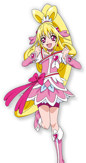 Glitter Heart Pose - Glitter Heart Glitter Force (300x568), Png Download
