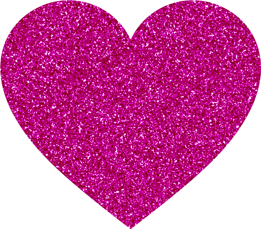 Purple Glitter Heart Png By Carlyflower On Deviantart - De Coeur Et De Rose (900x900), Png Download