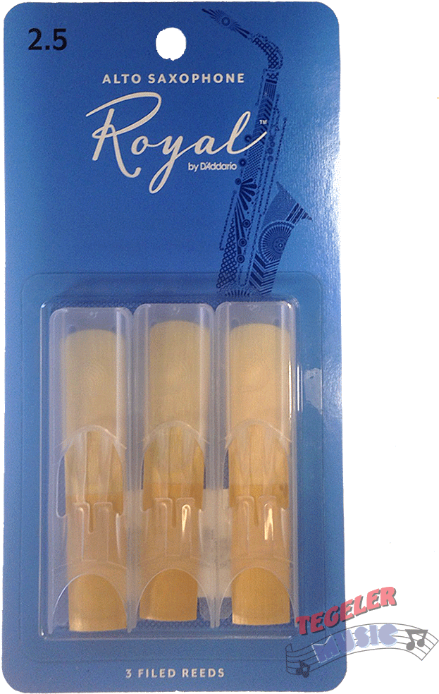 Rico Royal Alto Sax Reeds 3 Pack - D'addario Woodwinds Royal 1.5 Tenor Sax (1000x1001), Png Download