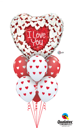 I Love You Glitter Hearts - Do Love You Glitter (300x514), Png Download