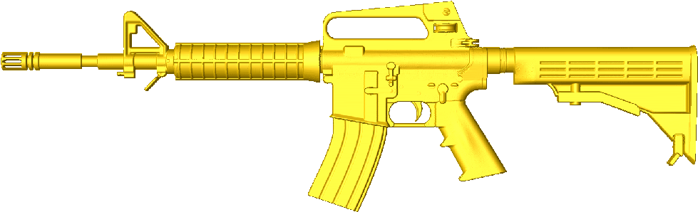 M4 Carbine - Decal (1007x316), Png Download