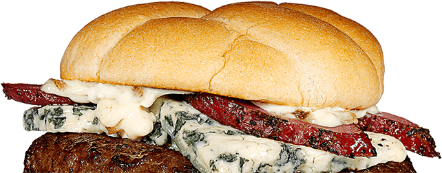 Meet The Cheese - Couch Potato Burger (800x306), Png Download