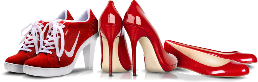 Let's Talk About Dance Shoes - Shoes Red Png (895x286), Png Download