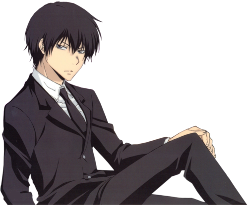 Anime, Hibari, And Kyoya Image - Anime Boy Black Hair Transparent Background (500x415), Png Download