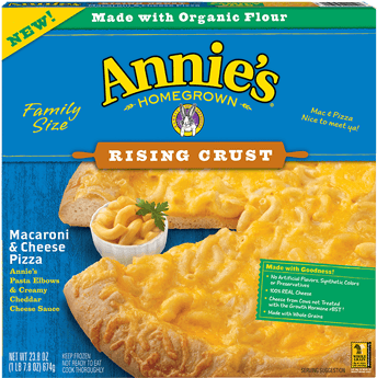 Print This Post Annie's Mac & Cheese Pizza On Shockingly - Annies Mac N Cheese (400x345), Png Download