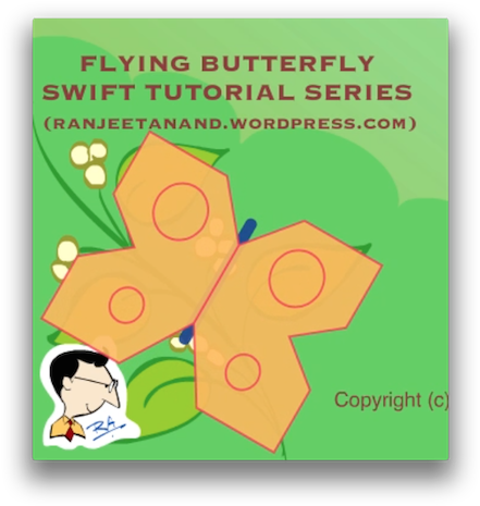 Flying Butterfly - Ios (450x474), Png Download