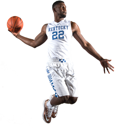 I Chose A Two Light Setup Using 1 Einstein With A 11" - Kentucky Basketball Player Png (387x495), Png Download