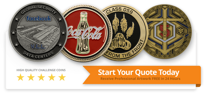 Start Your Challenge Coin Quote Today - Military (680x310), Png Download