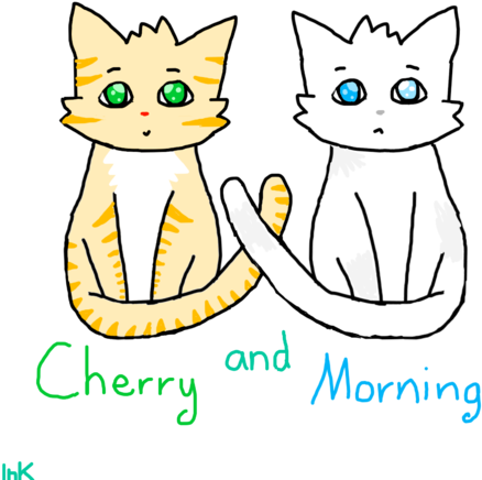 Cherry Morning - Cat Yawns (480x480), Png Download
