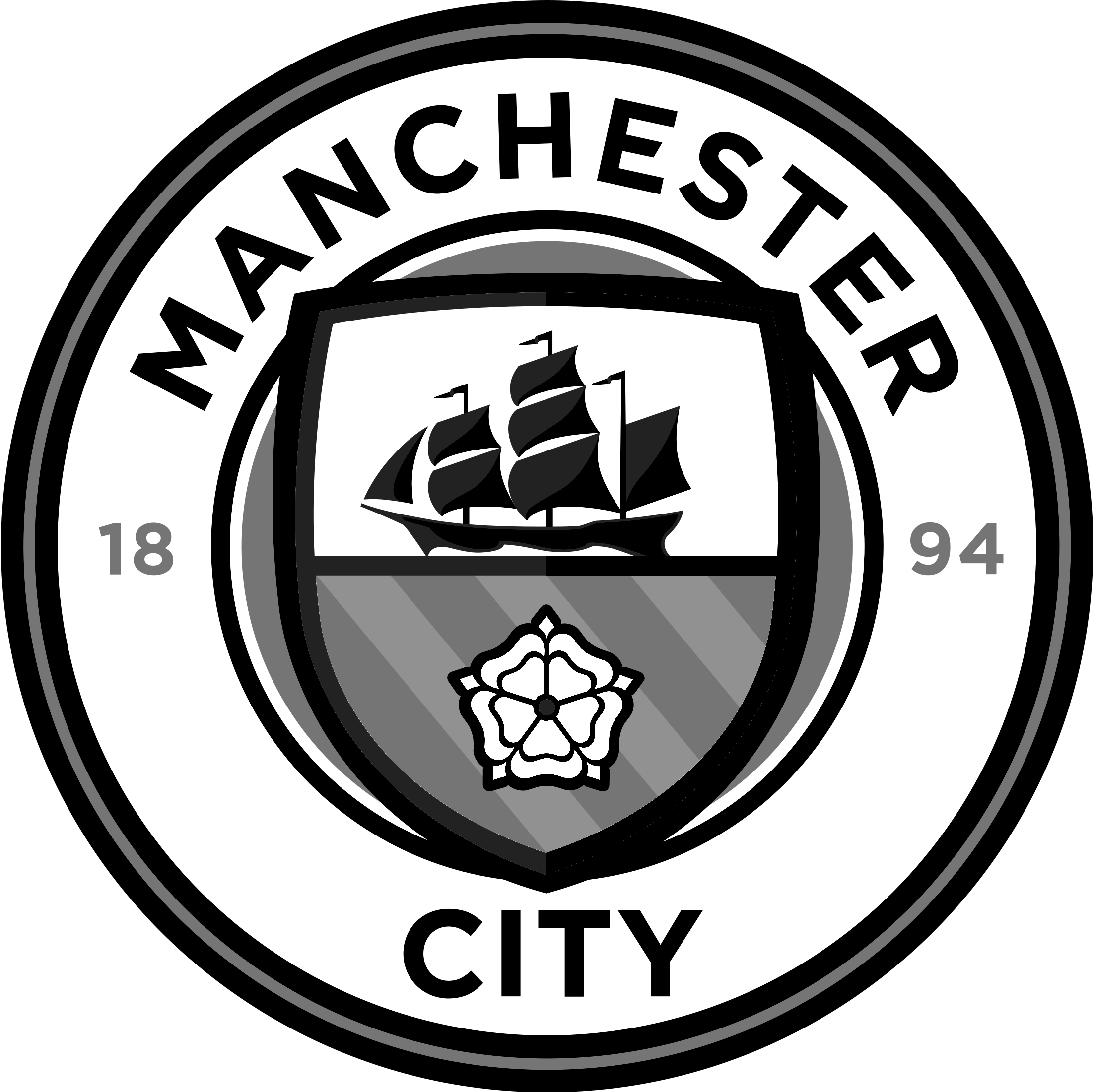 Transparent Background Man City Logo Png