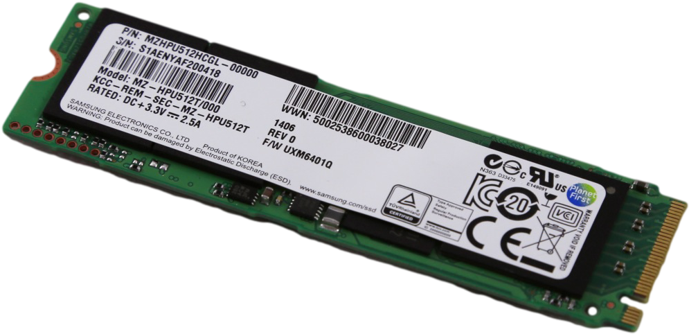 Samsung Xp941 Featured - Hp 256gb Ssd M.2 2260 Pcie Drive L3m57aa (1023x819), Png Download