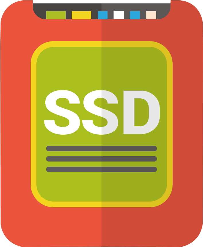 Exclusive Vps Features - Solid-state Drive (1235x1235), Png Download