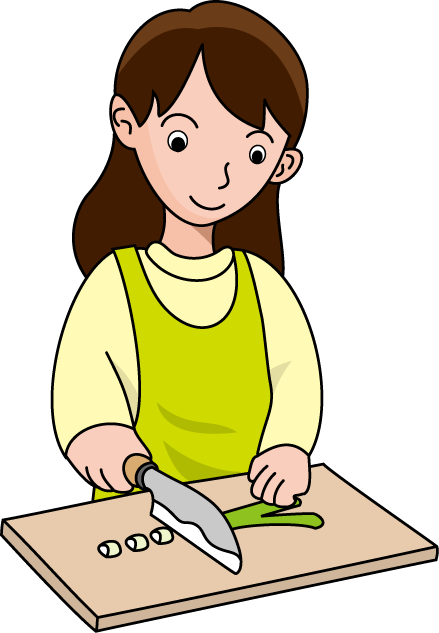 Cut - Chopping Clipart (439x633), Png Download