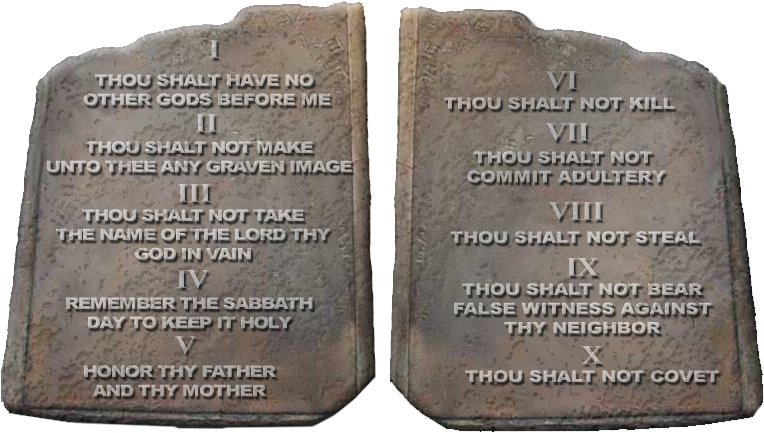 Do You Know The Ten Commandments The Problem With Modern - Carpinteria (783x443), Png Download