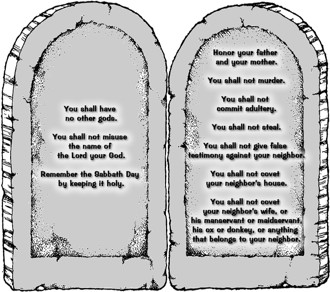 The Ten Commandments - Child (704x600), Png Download