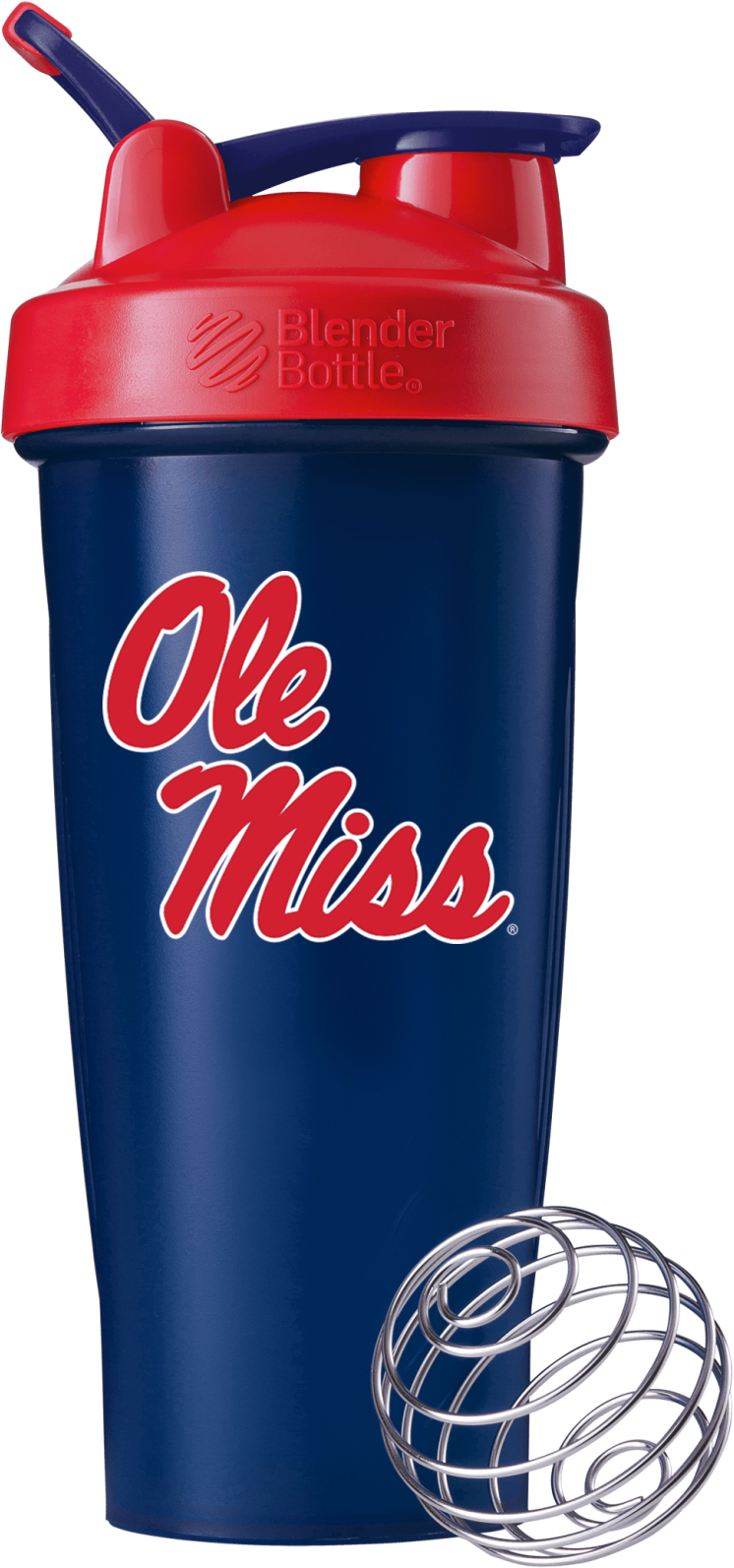 Blenderbottle 28oz Ole Miss Classic Shaker Bottle With - Pink Blender Bottle (1052x1600), Png Download