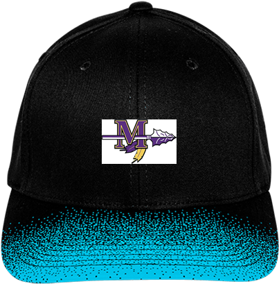 Fade Flexfit Hat - Muscatine High School (433x433), Png Download