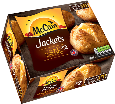Mccain Ready Baked Jackets (500x500), Png Download