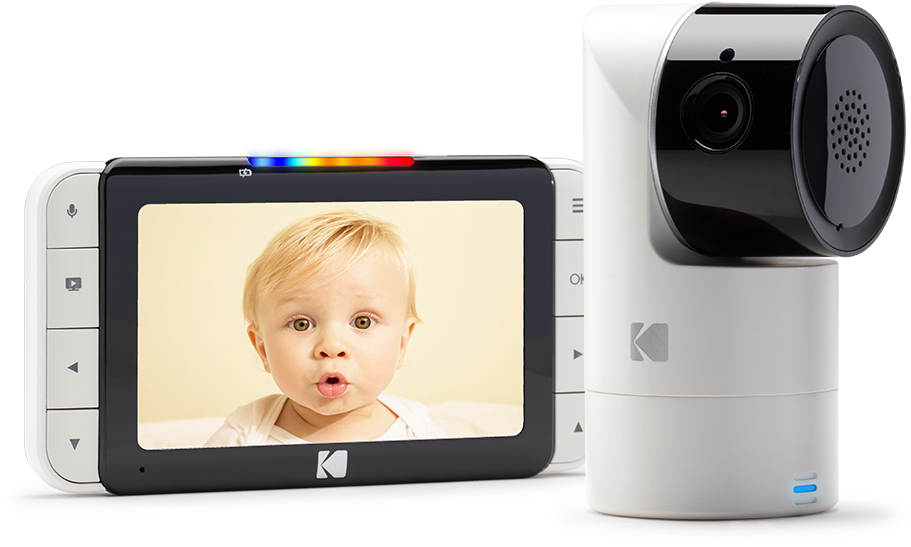Kodak Cherish C525 Smart Video Baby Monitor - Infant (1000x1000), Png Download