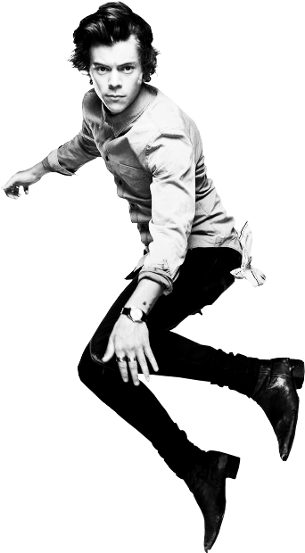 Harry Png - One Direction Jumping Png (500x700), Png Download