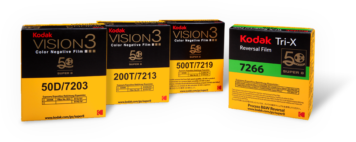 Kodak Super 8 Film - Kodak Super 8 2018 (1214x483), Png Download