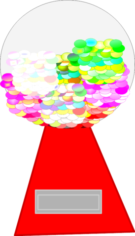 Wow Gumball Machine Body - Gumball Machine (274x478), Png Download