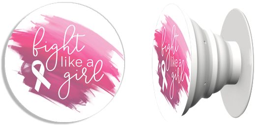 Fight Like A Girl Pop Grip - Popsockets (generic) Popsockets: Expanding Stand And (600x600), Png Download