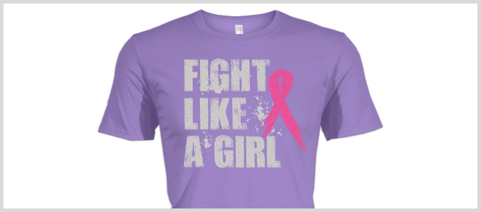 Fight Like A Girl - Fight Like A Girl Breast Cancer Awareness (680x300), Png Download