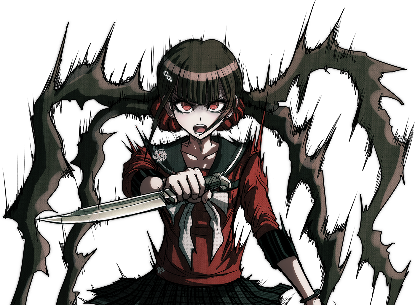 Danganronpa V3 Bonus Mode Maki Harukawa Sprite - Maki Danganronpa Sprites (1400x1030), Png Download