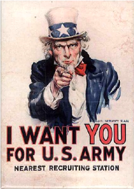 I Want You - Want You For Us Army (350x450), Png Download