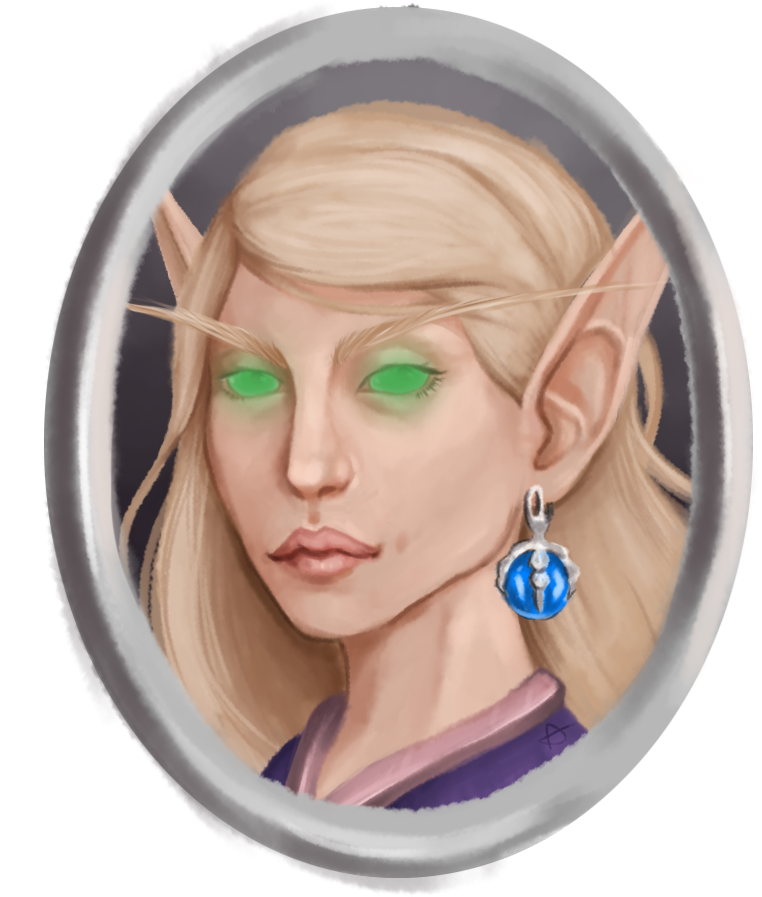Original Contentcommissioned Portrait Of Blood Elf - Blond (800x1000), Png Download