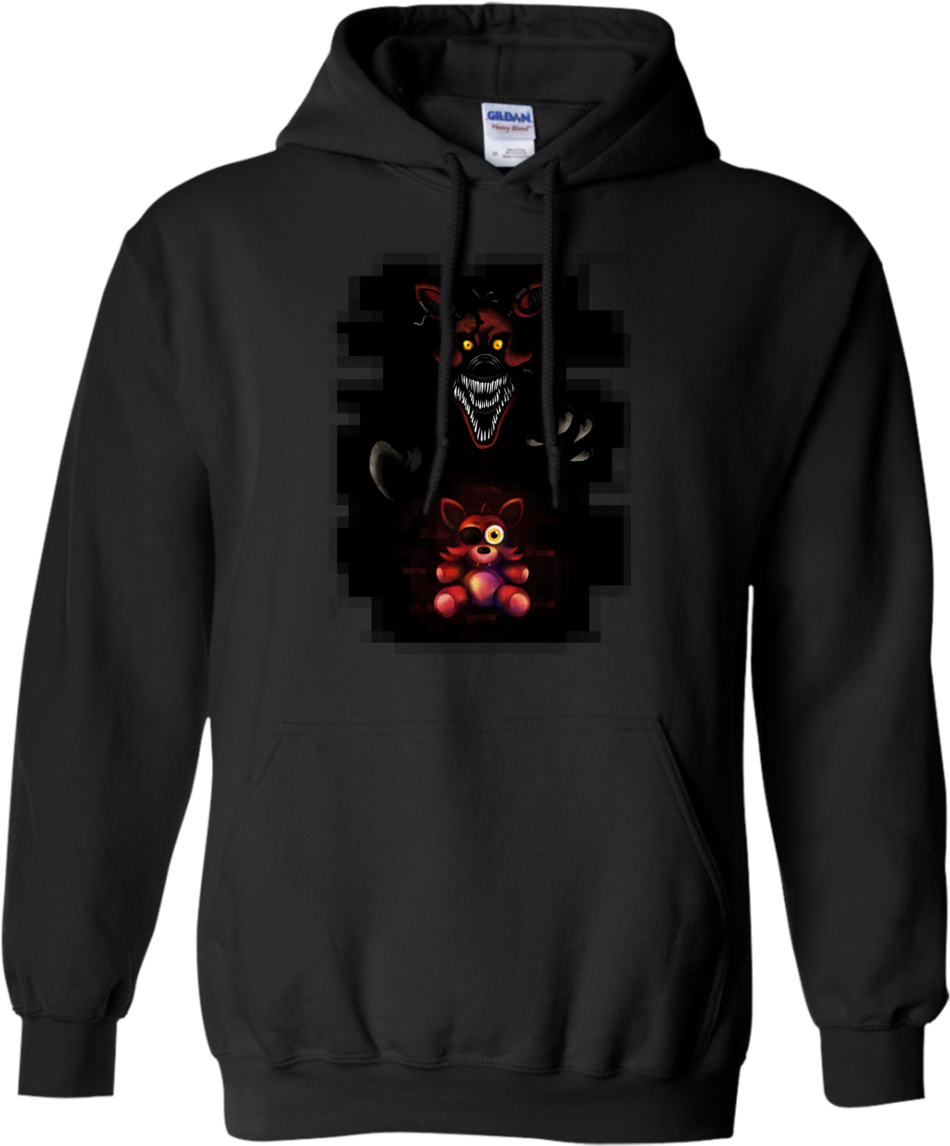 Five Nights At Freddy's Nightmare Foxy 5nightauto Hoodie - Erika Costell Goat Hoodie (1155x1155), Png Download