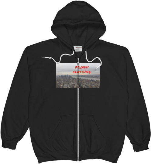 Dejavu Nyc Skyline Zip Hoodie - Ua Jacket My Hero Academia (600x600), Png Download