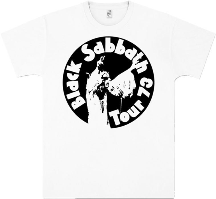 Official T Shirt Black Sabbath - Black Sabbath Tour 73 (1000x1000), Png Download