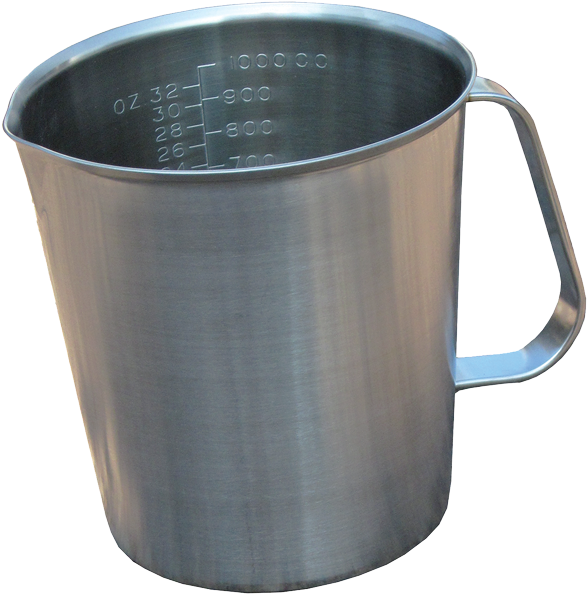 U - S - G - I - Stainless Steel Measuring Cup - Coleman's U.s. G.i. Stainless Steel Measuring Cup (600x605), Png Download