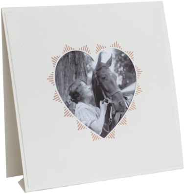 Here Is My Heart 6 Inch Paper Frame - Sketch (900x900), Png Download