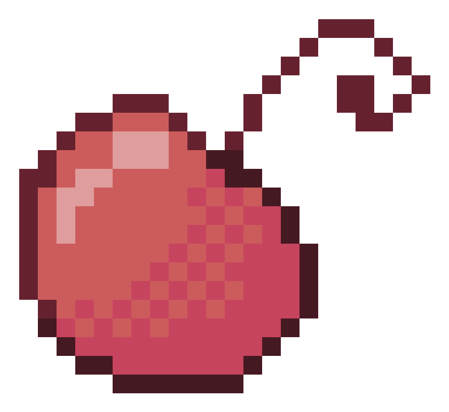 Cherry Stamp - Mangekyou Sharingan Pixel Art (1184x1184), Png Download
