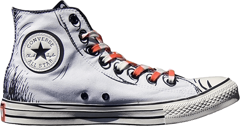 Ct All Star Hi Top Dr - Cat In The Hat Converse (490x258), Png Download