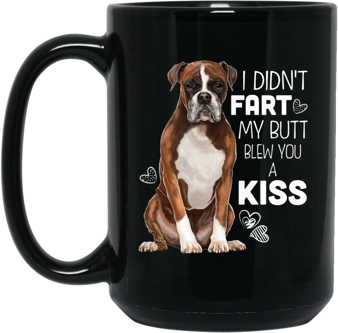 Funny Boxer Dog Coffee Mug - Mug (1155x1155), Png Download