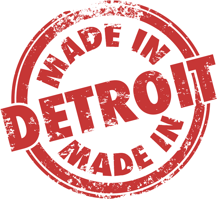 Detroit Stamp - Stamp Badge (800x737), Png Download